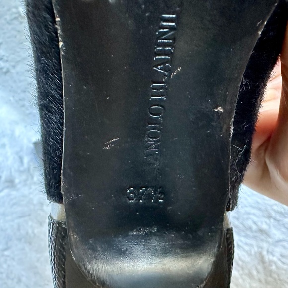 Manolo Blahnik Ponyhair Snakeskin heels - Picture 8 of 8